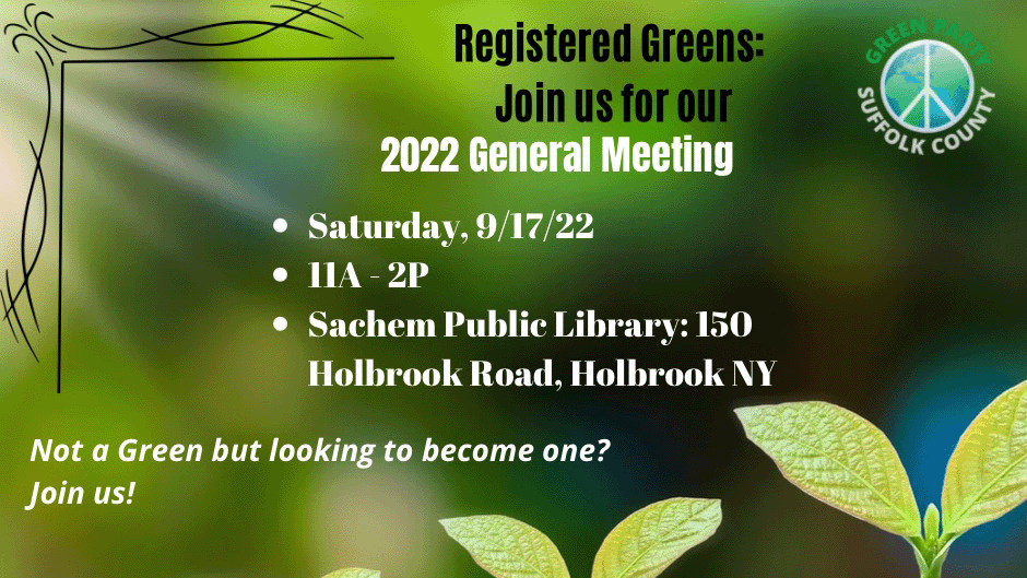 2022 General Meeting! September 17, 2022, 11 am – 2 pm